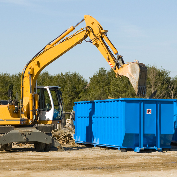 can i choose the location where the residential dumpster will be placed in Cannon KY